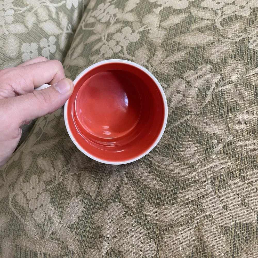 Starbucks Nevada Been There Series Mug Cup  14 Oz Red Interior Collectible .
